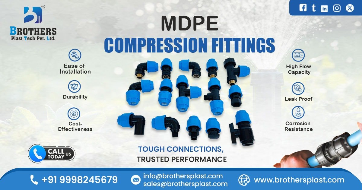 Supplier of MDPE Compression Fittings in Odisha