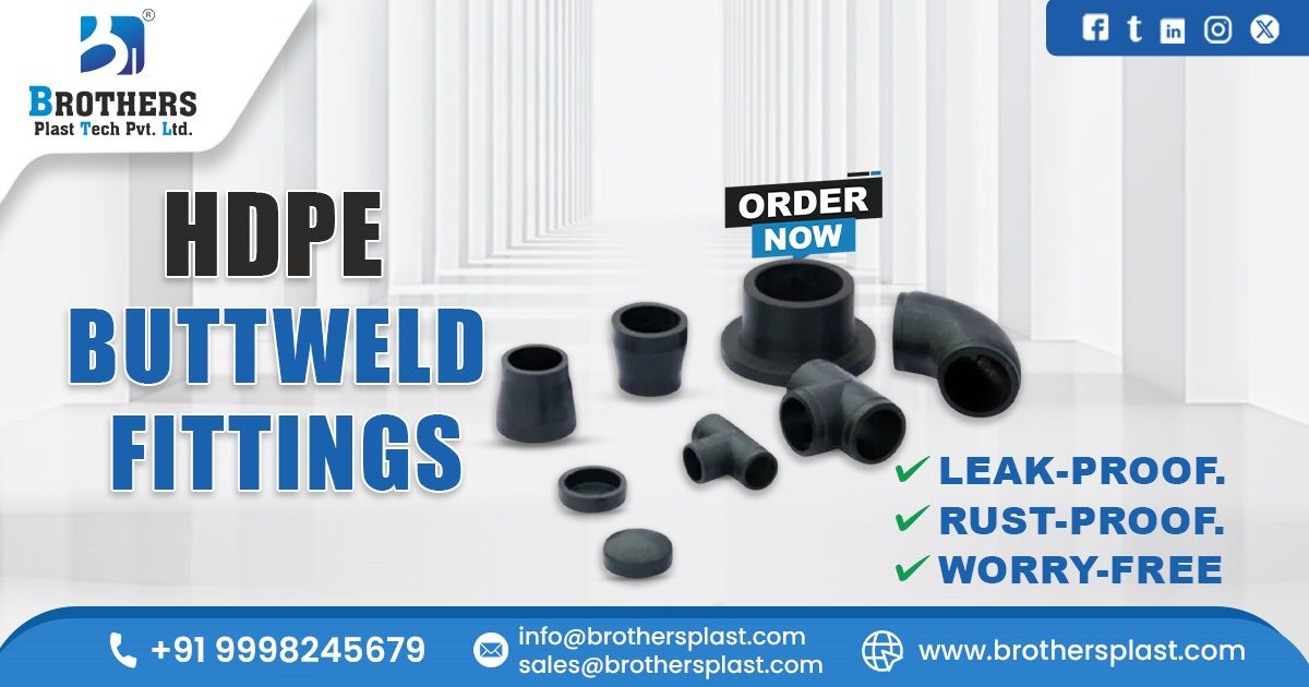 Supplier of HDPE Buttweld Fittings in Rajasthan