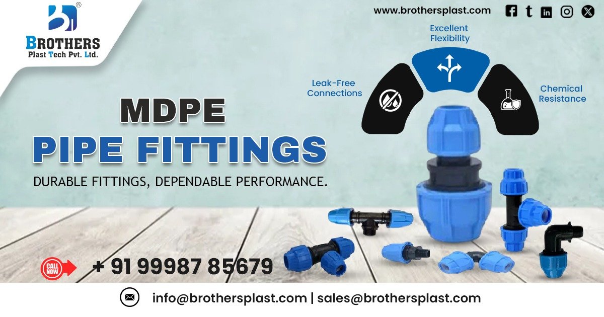 Premium MDPE Pipe Fittings in Delhi