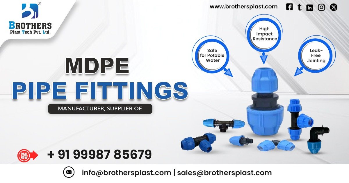 Premium MDPE Pipe Fittings Supplier in Chhattisgarh