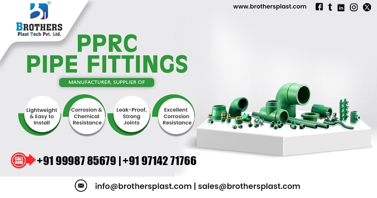 PPRC Plumbing Pipes and Fittings Manufacturer in India