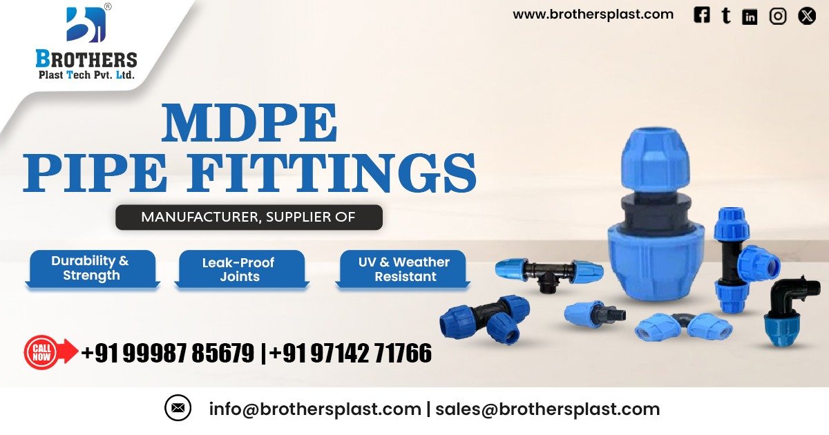 MDPE Pipe Fittings in Kerala
