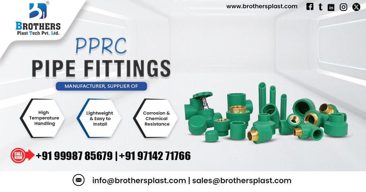 PPRC Plumbing Pipes and Fittings Manufacturer in India