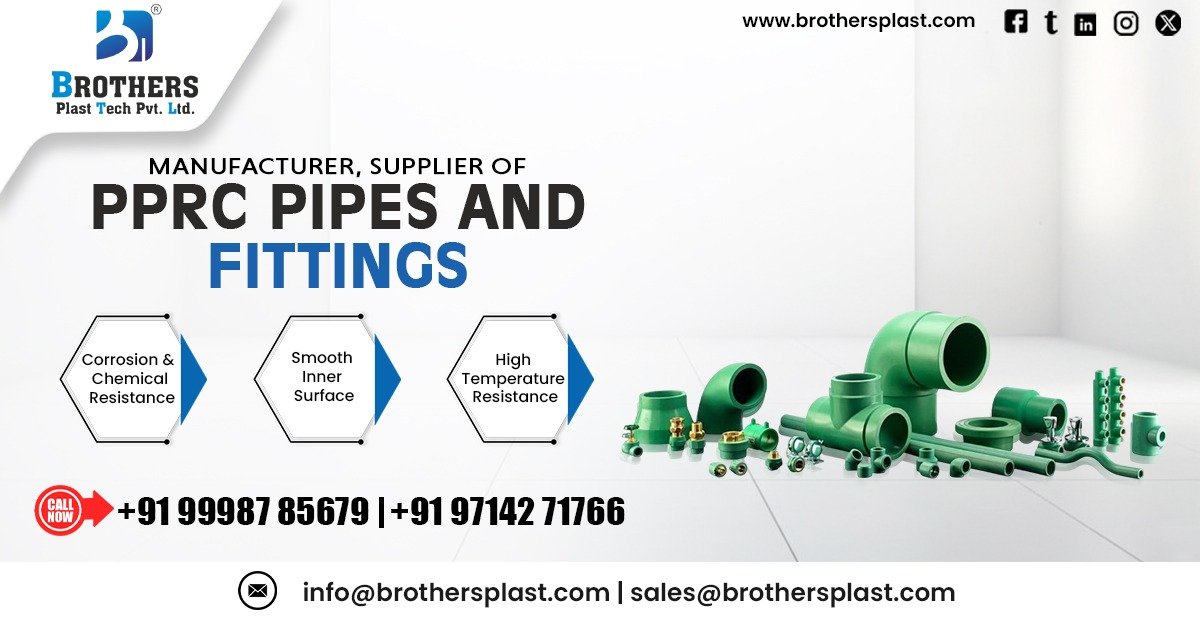 Affordable and Durable PPRC Pipes and Fittings