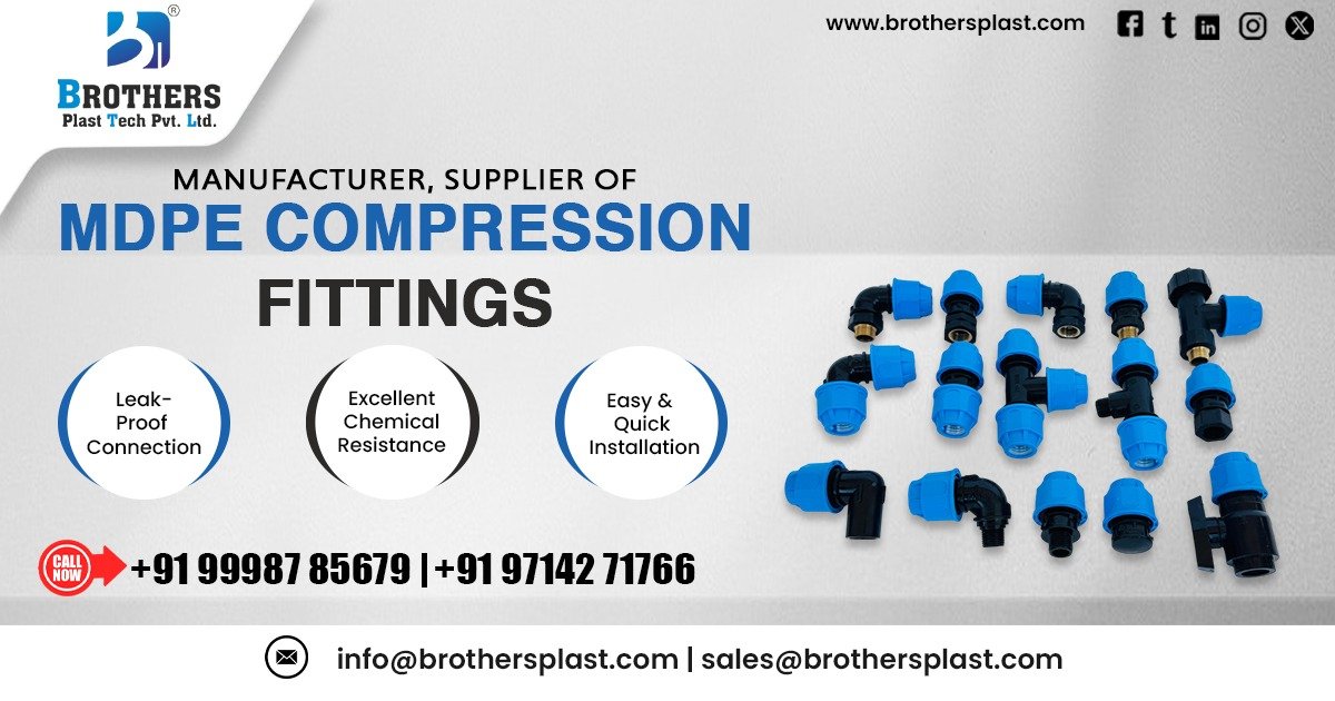 MDPE Compression Fittings in Sikkim
