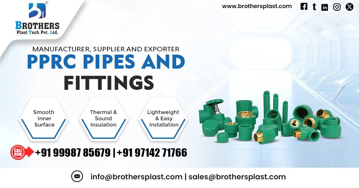 Choosing the Right PPRC Pipes and Fittings for Your Home