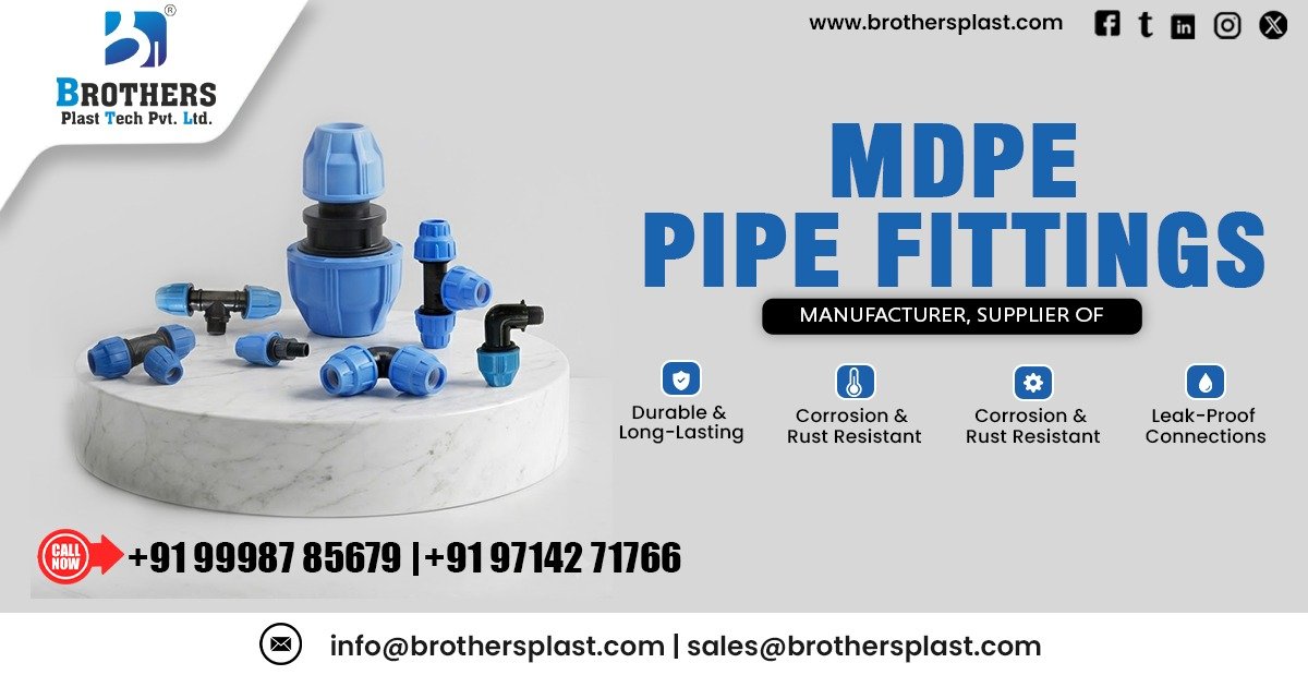 MDPE Pipe Fittings Manufacturer and Supplier