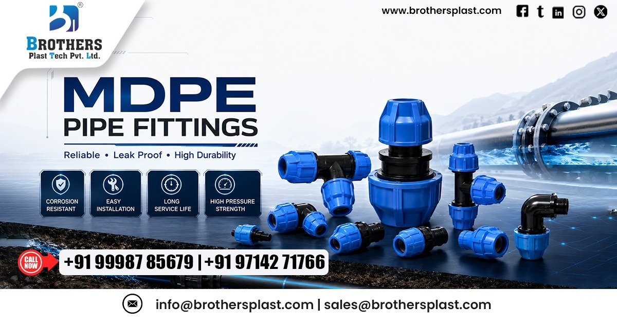 MDPE Water Pipe Fittings Manufacturer