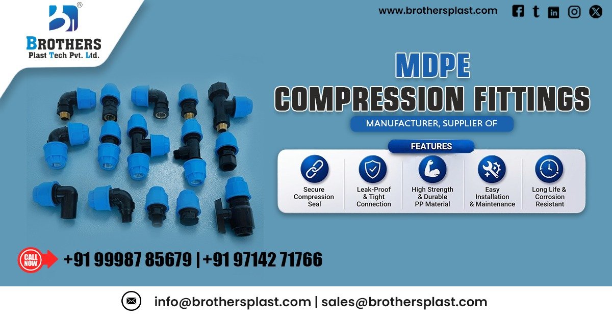MDPE Compression Fittings in Manipur