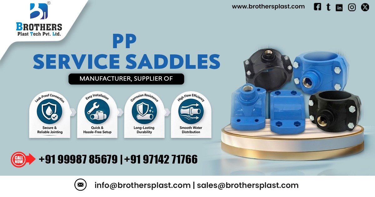 PP Service Saddle Manufacturer from Ahmedabad