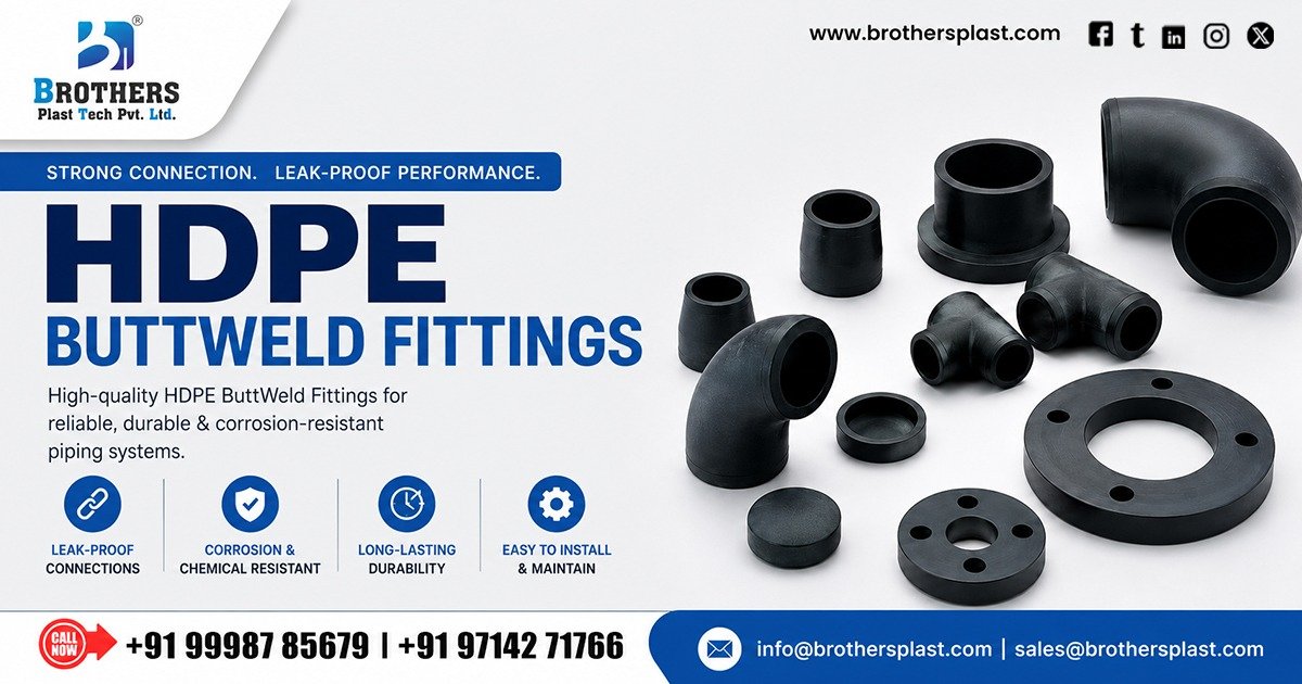 HDPE Buttweld Fittings in Australia
