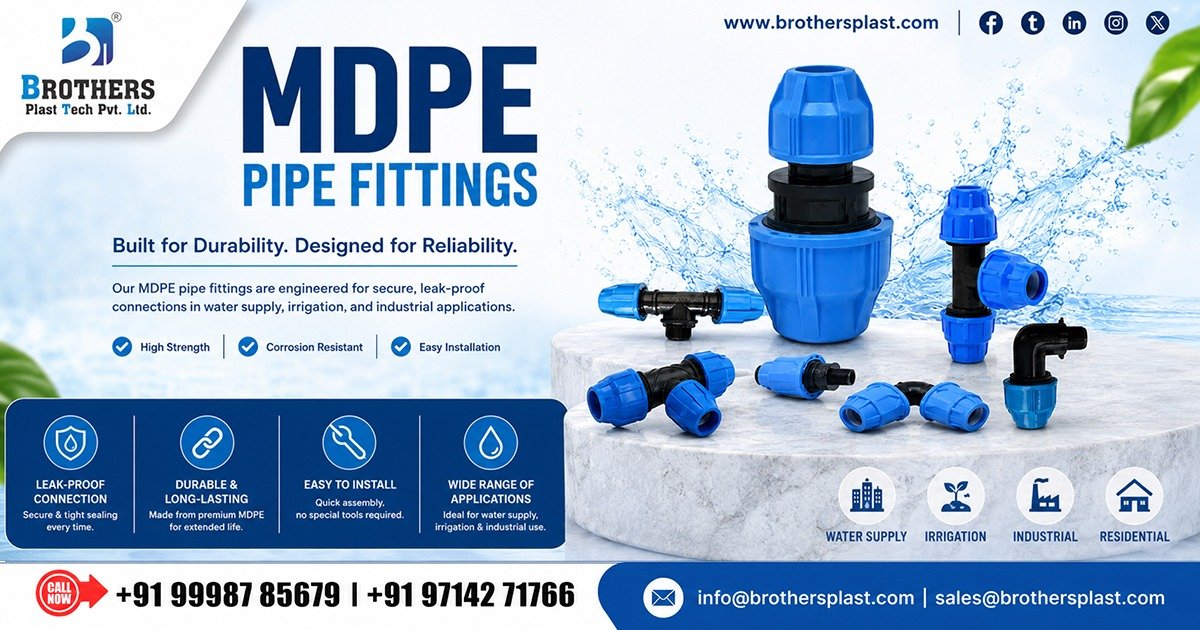 Supplier of MDPE Pipe Fittings