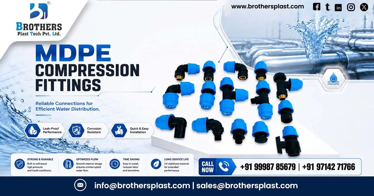 High Quality MDPE Compression Fittings in Australia