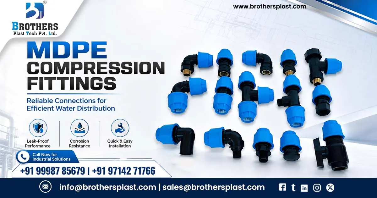 MDPE Compression Fittings Supplier in Chhattisgarh