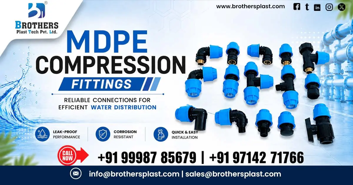 MDPE Compression Fittings Supplier in West Bengal