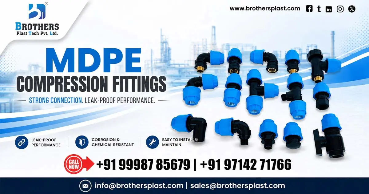 MDPE Compression Fittings Manufacturers in India