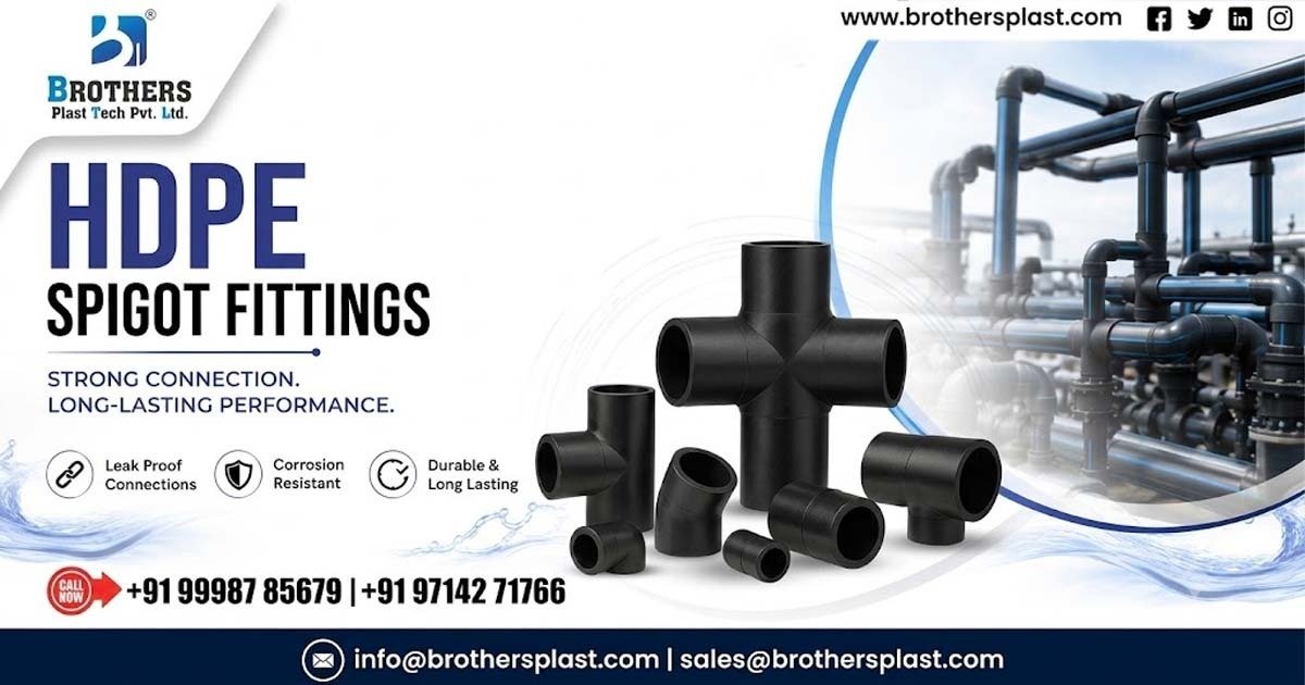 HDPE Spigot Fittings Manufacturer from Ahmedabad