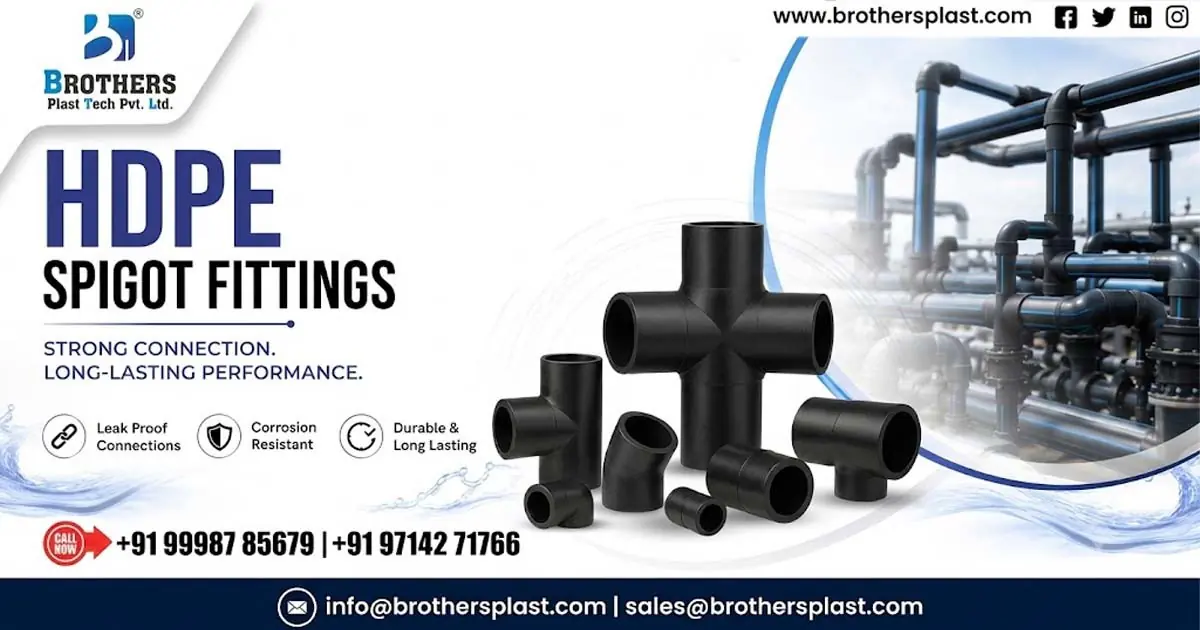 HDPE Spigot Fittings Manufacturer from Ahmedabad