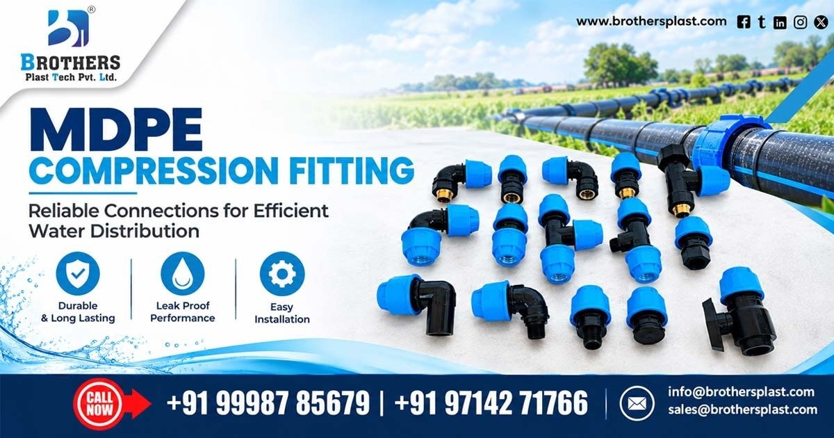 MDPE Compression Fitting Supplier in Tamil Nadu